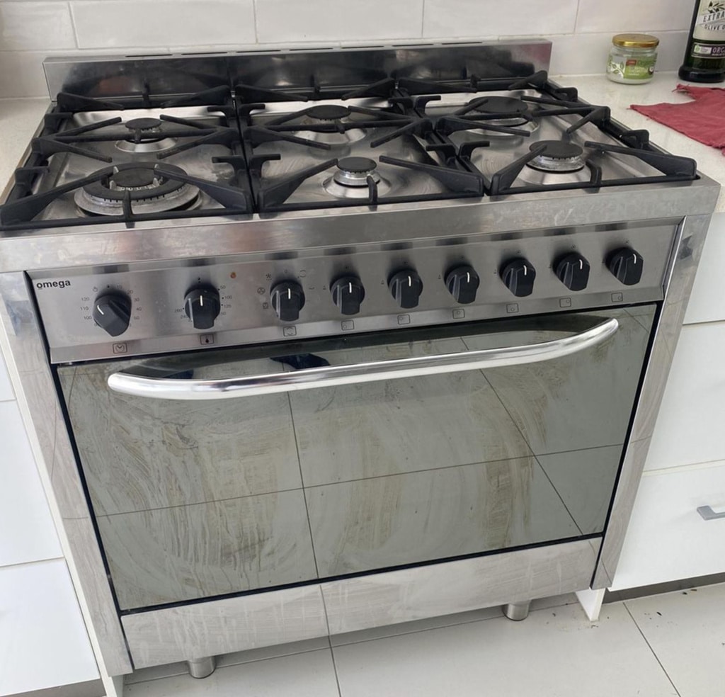 New Gas Range Cooker Installation