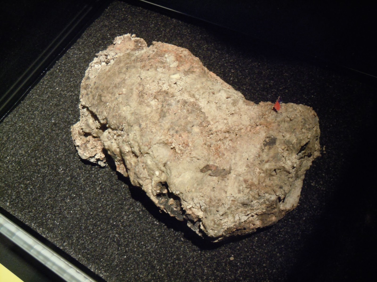 Piece Of A Fatberg On Display At The Museum Of London