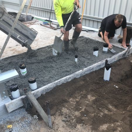 Dcm Team Working With Builders On New Drain