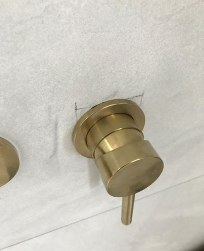 New Builds, gold mixer tap